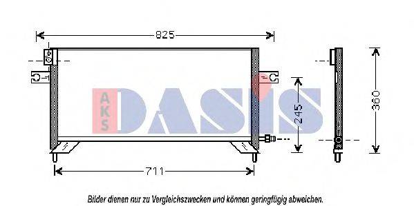 AKS DASIS DN5204 Конденсатор, кондиціонер