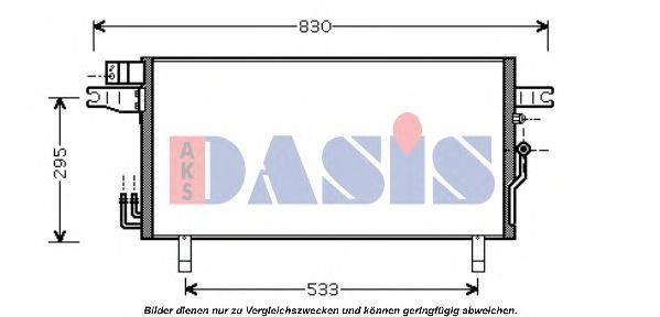 AKS DASIS DN5269 Конденсатор, кондиціонер