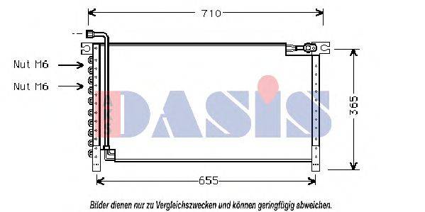 AKS DASIS DN5161 Конденсатор, кондиціонер