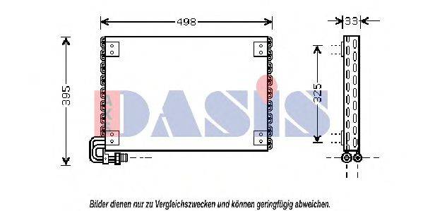 AKS DASIS DN5227 Конденсатор, кондиціонер