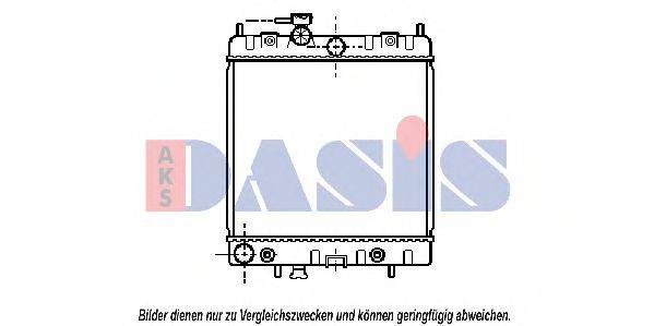 AKS DASIS DN2131 Радіатор, охолодження двигуна