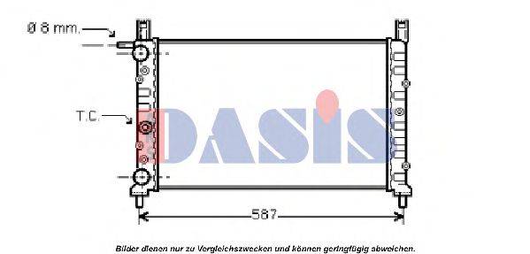 AKS DASIS FT2056 Радіатор, охолодження двигуна