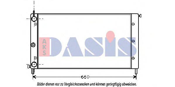 AKS DASIS FT2058 Радіатор, охолодження двигуна