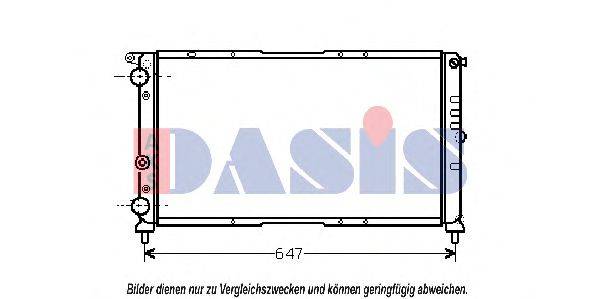 AKS DASIS FT2142 Радіатор, охолодження двигуна
