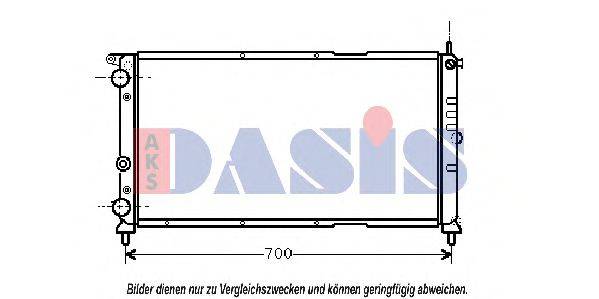 AKS DASIS FT2143 Радіатор, охолодження двигуна