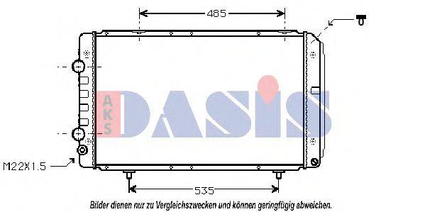 AKS DASIS PE2147 Радіатор, охолодження двигуна