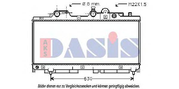 AKS DASIS FT2147 Радіатор, охолодження двигуна