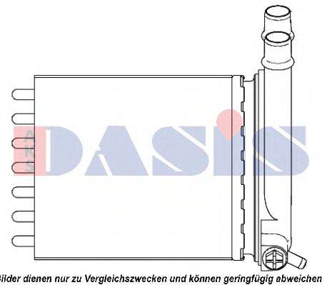 AKS DASIS CN6243 Теплообмінник, опалення салону