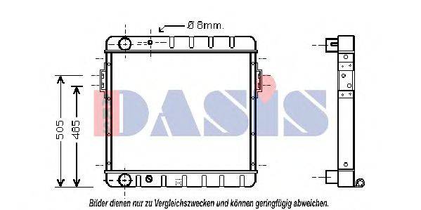 FORD 82DB8005CC Радіатор, охолодження двигуна