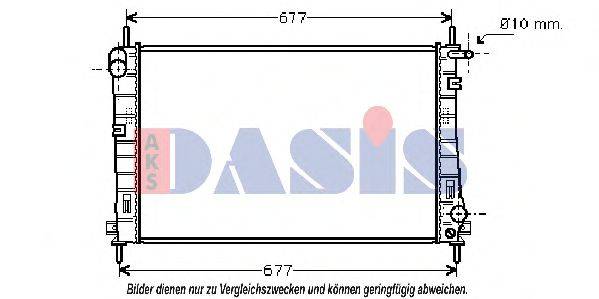 AKS DASIS FD2336 Радіатор, охолодження двигуна