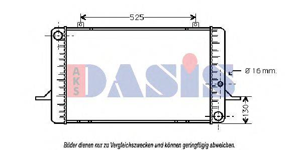 AKS DASIS FD2049 Радіатор, охолодження двигуна
