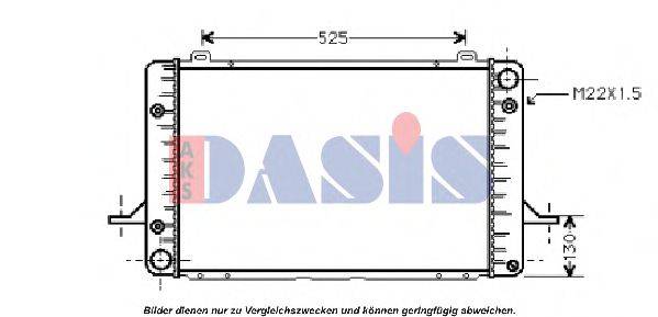 AKS DASIS FD2053 Радіатор, охолодження двигуна