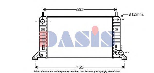 AKS DASIS FD2158 Радіатор, охолодження двигуна