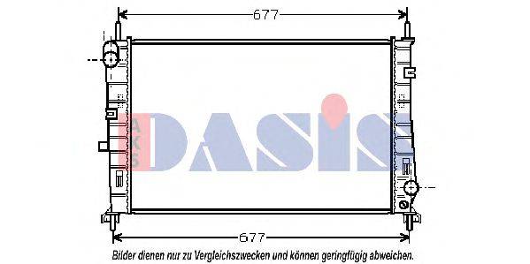 AKS DASIS FD2165 Радіатор, охолодження двигуна
