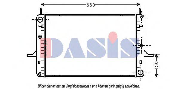 AKS DASIS FD2145 Радіатор, охолодження двигуна