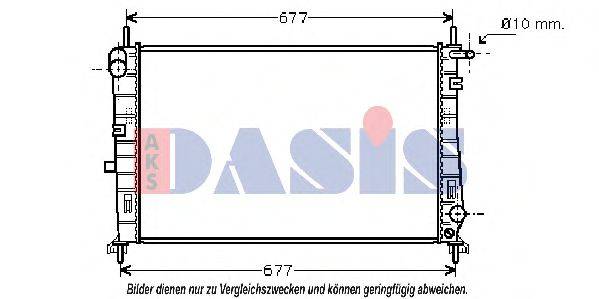 AKS DASIS FD2266 Радіатор, охолодження двигуна