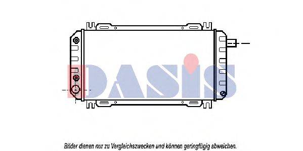 AKS DASIS FD2114 Радіатор, охолодження двигуна