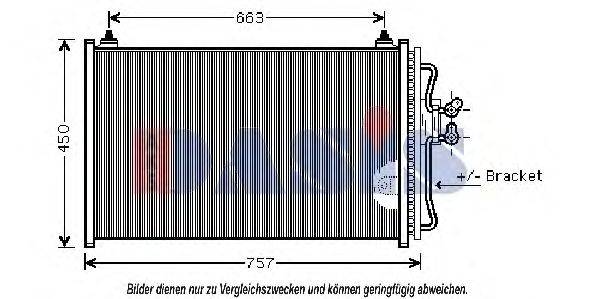 FORD 4095948 Конденсатор, кондиціонер