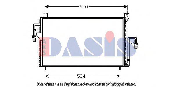 AKS DASIS 18005178 Конденсатор, кондиціонер