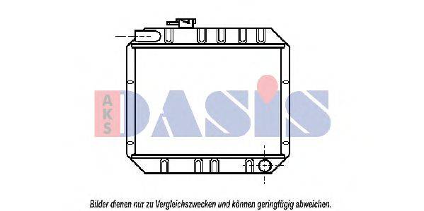 AKS DASIS FD2043 Радіатор, охолодження двигуна
