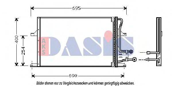 AKS DASIS FD5227 Конденсатор, кондиціонер