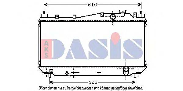 AKS DASIS HD2113 Радіатор, охолодження двигуна