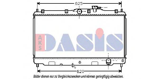 AKS DASIS HD2016 Радіатор, охолодження двигуна