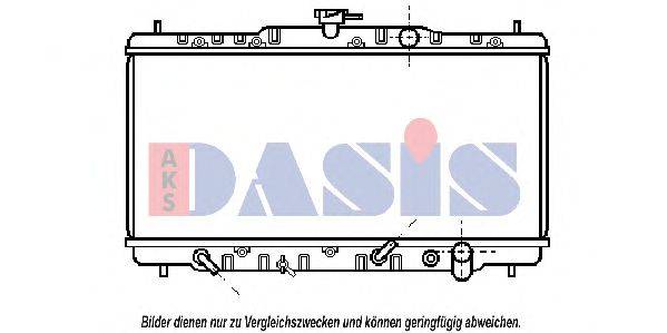 AKS DASIS HDA2053 Радіатор, охолодження двигуна
