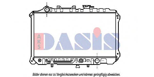 AKS DASIS MZ2020 Радіатор, охолодження двигуна