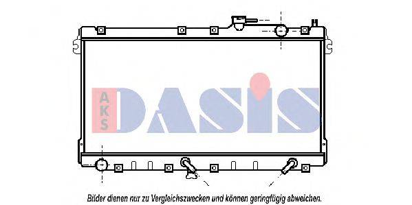 AKS DASIS MZ2094 Радіатор, охолодження двигуна