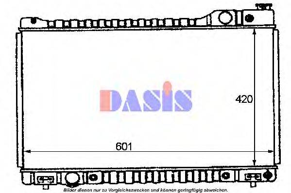 NISSENS 62454 Радіатор, охолодження двигуна