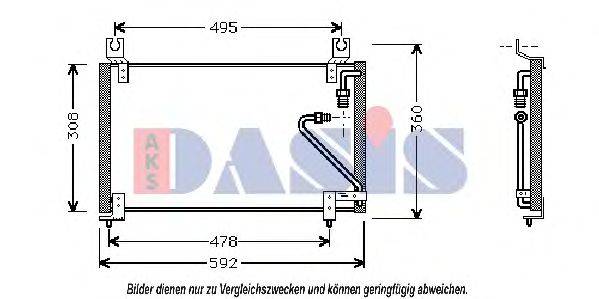 MAZDA 0067A14ABF Конденсатор, кондиціонер