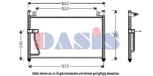 AKS DASIS 27005126 Конденсатор, кондиціонер
