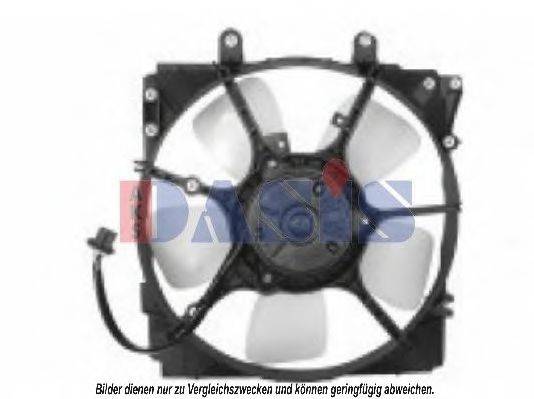 AKS DASIS MZ7512 Вентилятор, охолодження двигуна