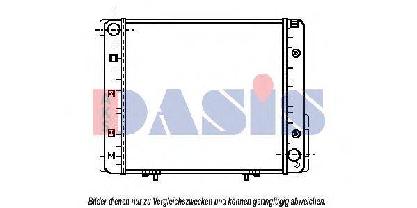 AKS DASIS MS2065 Радіатор, охолодження двигуна