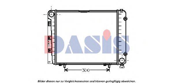 AKS DASIS MS2095 Радіатор, охолодження двигуна