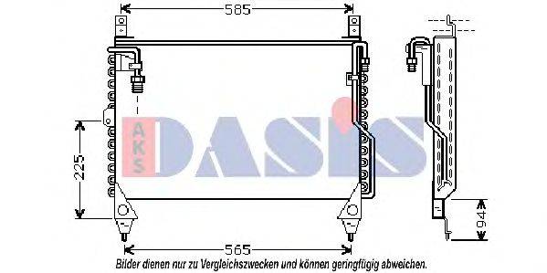 AKS DASIS 30005242 Конденсатор, кондиціонер