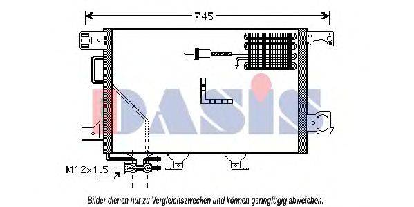 AKS DASIS 30005361 Конденсатор, кондиціонер