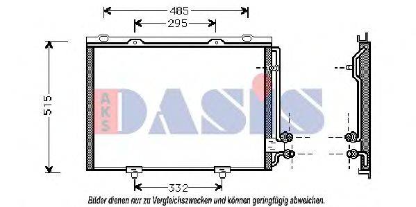 AKS DASIS 30005232 Конденсатор, кондиціонер