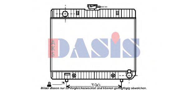 AKS DASIS MS2055 Радіатор, охолодження двигуна
