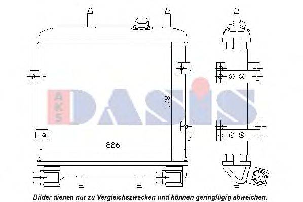 AKS DASIS MS3534 масляний радіатор, моторне масло