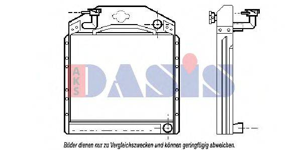 MERCEDES-BENZ 3465006003 Радіатор, охолодження двигуна