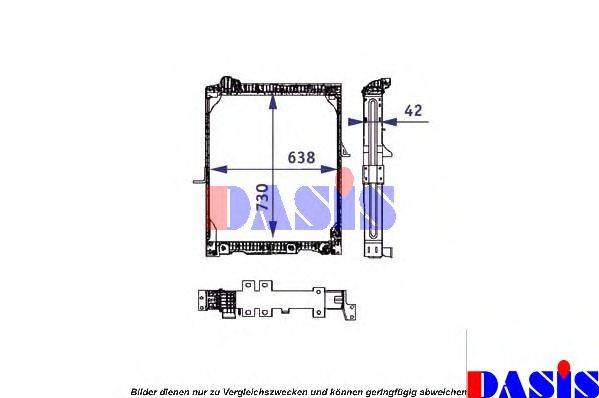 BEHR HELLA SERVICE 2200401 Радіатор, охолодження двигуна
