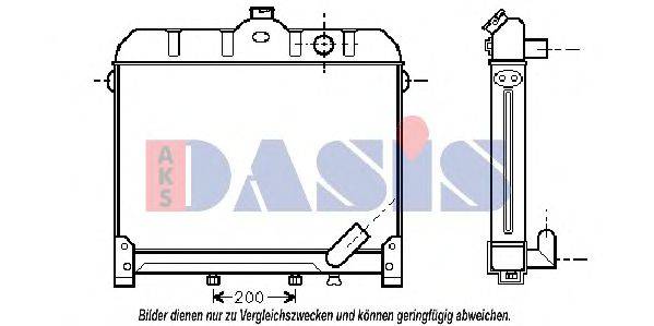 MERCEDES-BENZ 3095004802 Радіатор, охолодження двигуна