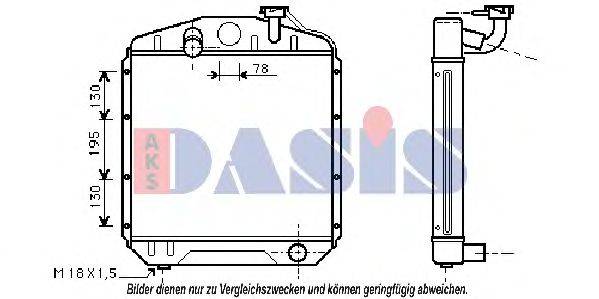 MERCEDES-BENZ 3525012201 Радіатор, охолодження двигуна