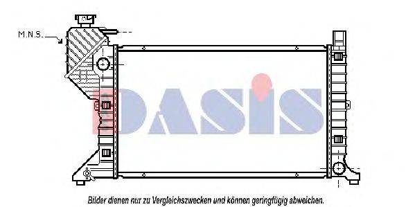 AKS DASIS MS2183 Радіатор, охолодження двигуна