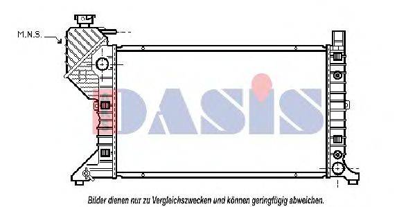 AKS DASIS MSA2182 Радіатор, охолодження двигуна
