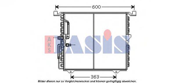 AKS DASIS 0424001 Конденсатор, кондиціонер