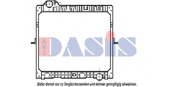 AKS DASIS ME2176 Радіатор, охолодження двигуна