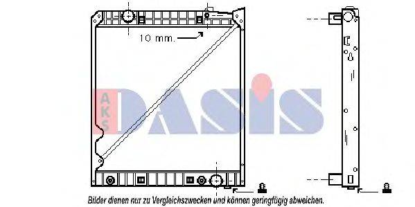 AKS DASIS ME2193 Радіатор, охолодження двигуна